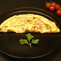 Омлет с беконом и грибами в Papa Dimio Pizza