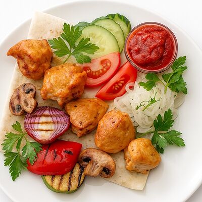Шашлык куриный на двоих в Золотой берег по цене 1100 ₽