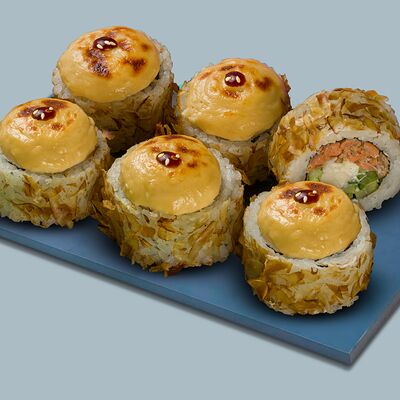 Запеченная Оригами в НАШИ СУШИ по цене 660 ₽