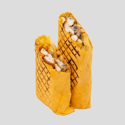 Мега шаурма терияки с картошкой фри 535гр в О! Шаурма по цене 699 ₽