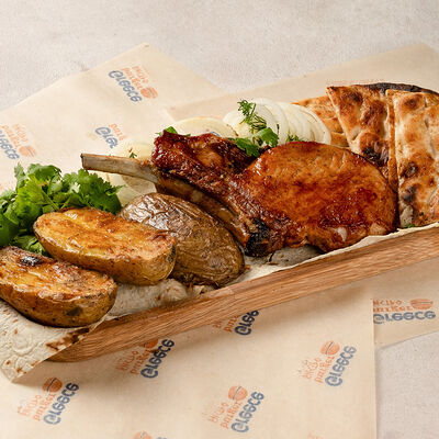 Свининой антрикотв Greece Burger по цене 750 ₽