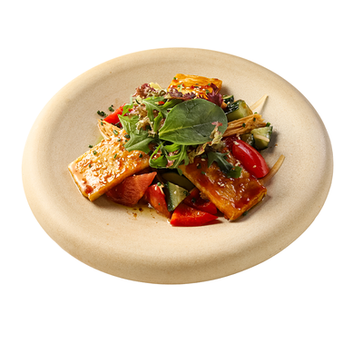 Салат с тофу и свежими овощами в Chojo Izakaya по цене 680 ₽