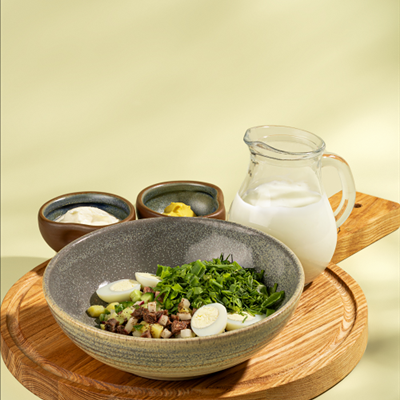 Окрошка в Аджикинежаль по цене 425 ₽