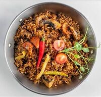 Азиаткий рис с овощами в Pobo