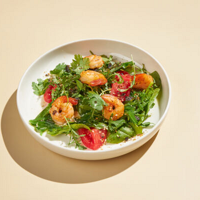 Салат с креветками и чукой в Plov Project по цене 550 ₽