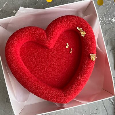 Муссовый бенто-торт Сердце в Tortterry по цене 1680 ₽