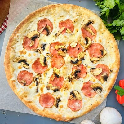 Ветчина и грибы в Токио 96 пицца и роллы по цене 809 ₽