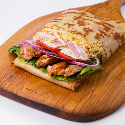 Блин Цезарь Xxl в Блин и Мясо по цене 485 ₽