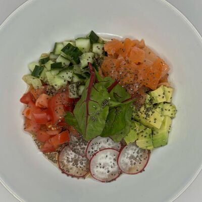 Боул с лососемв Nook Coffee по цене 910 ₽