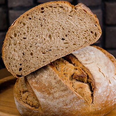 Бездрожжевой серый в SCHWARZBROT немецкая пекарня по цене 50 ₽