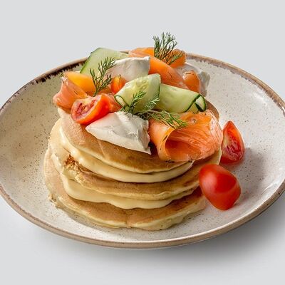 Панкейки с лососем в Кэрри по цене 330