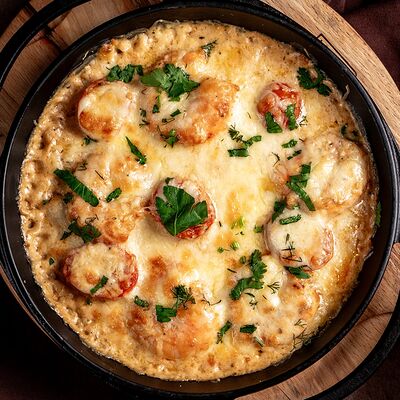 Креветки в сливочном соусе в Карас по цене 1100 ₽