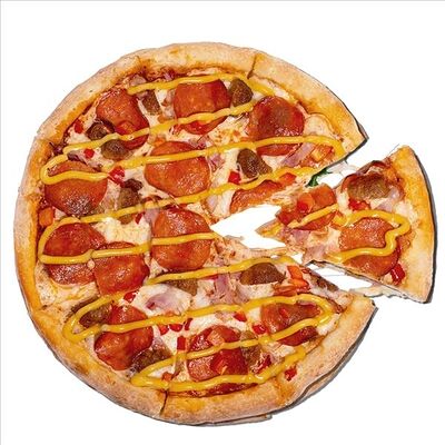 Мясная с пеперони M в KOSMOBOX по цене 615 ₽