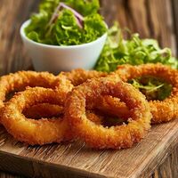 Луковые кольца в Roof Cafe