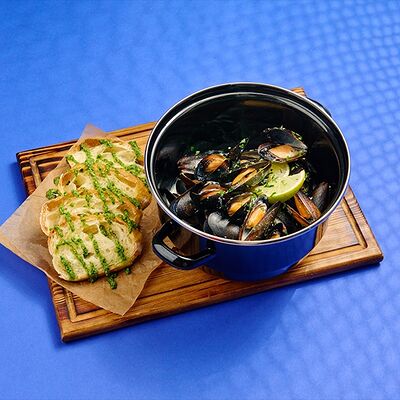 Мидии в сливочном соусе L в Мидийная по цене 980 ₽