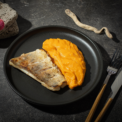 Судак с пюре из батата в In Tasty по цене 520 ₽