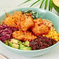 Поке с курицей и грибами Big в Том ям & Poke