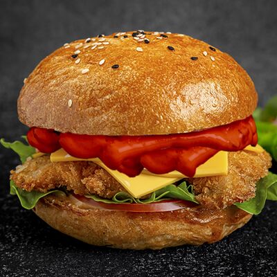Чикен бургер Острый в BurgerSpot по цене 730 ₽