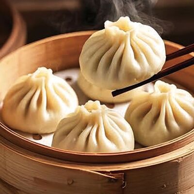 K3 Баоцзы со свининой 猪肉小笼包 в Charlie tea по цене 330 ₽