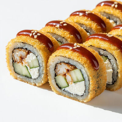 Роллы Угорь Темпура в Банхоф по цене 499 ₽