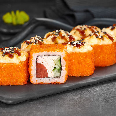 Краб хот с икрой в Суши мастер по цене 269 ₽