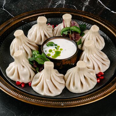 Хинкали со свининой и говядиной в Бумбараш по цене 420 ₽