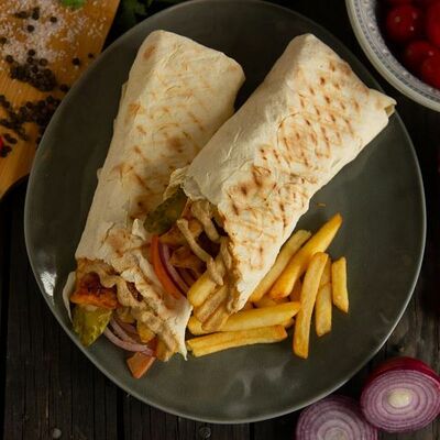 Шаверма деревенская большая в Шаверма №1 по цене 250 ₽