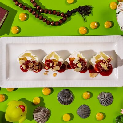 Сладкий ролл с малиной в Сушки на макушке по цене 820