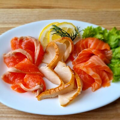 Лосось собственного посола в Золотая вилка по цене 720 ₽