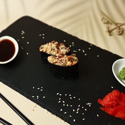 Гункан Спайси Унаги в Хихи хаха по цене 230 ₽