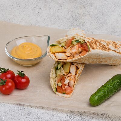 Шаверма Горчичная стандартная в Шаверма Чёрное&Белое-Шавероуд по цене 409 ₽