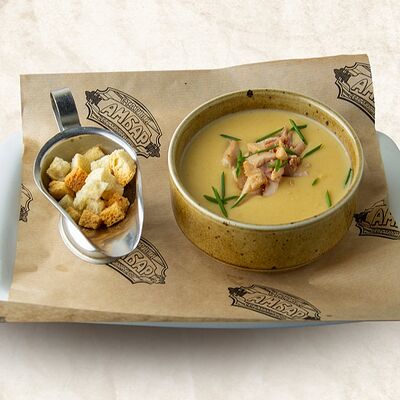 Крем-суп гороховый с копченостями в Старый Амбар по цене 329 ₽