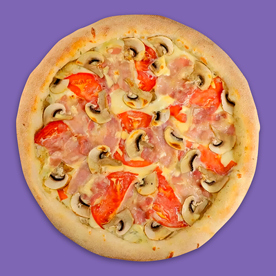 Пицца Супер с беконом и грибами в Дома Пицца по цене 425 ₽