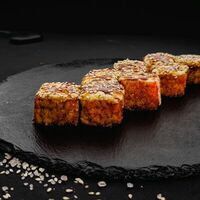 Запеченный сырный краб в Ёжкин ролл