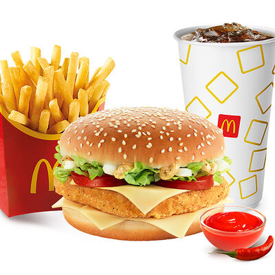 McCombo Чикен Тейсти в McDonald's по цене 2600 ₸