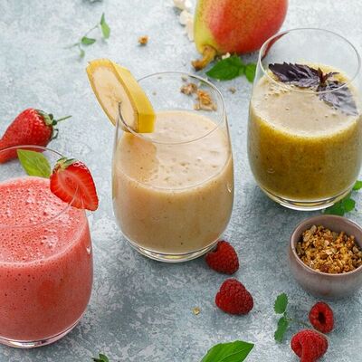 Смузи с клубникой в Баклажан в ТЦ 