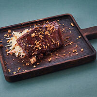 Свиные ребрышки BBQ c коул слоу в Нектарин