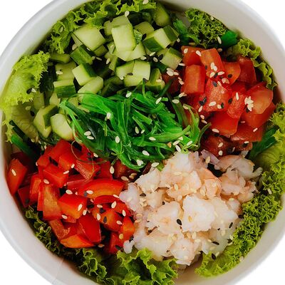 Салат Овощной с креветкой в Суши Папа по цене 470 ₽