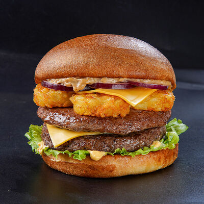 Бургер Деревенский двойной в Магбургер & Братья Караваевы по цене 485