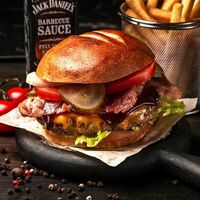 Техасский бургер с говядиной BBQ в The Burger Company