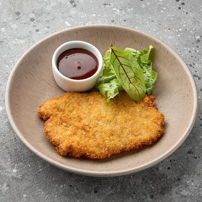 Куриный шницель с соусом BBQ в Double по цене 350