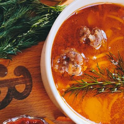 Суп с фрикадельками в Pizzburg по цене 4 р.