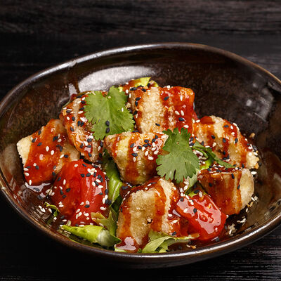 Салат с хрустящими баклажанами в Good Company по цене 490 ₽