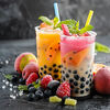 Логотип кафе Chin bubble-tea