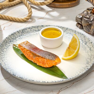 Стейк из лосося в Семь футов по цене 1200 ₽