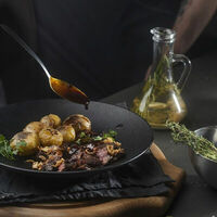 Стейк мачете с картофелем стоун в Марсала