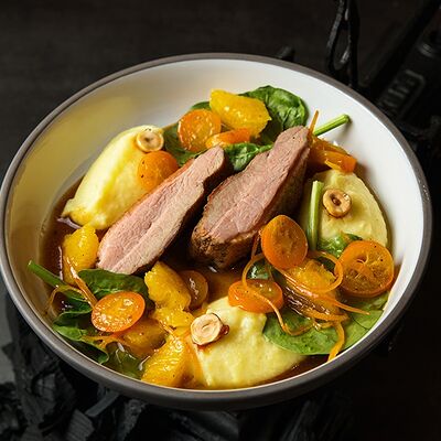 Утка с апельсином и кумкватом в Потроха по цене 919