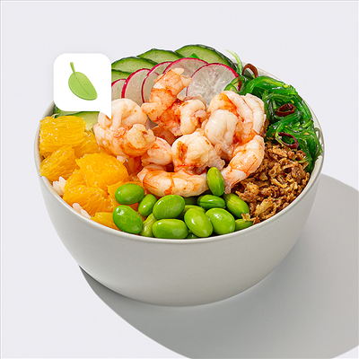 Поке с креветками в Много лосося по цене 820 ₽