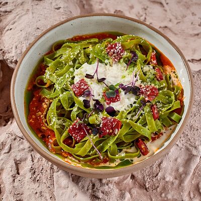 Тальятелле со страчателлой в Meet.Point по цене 790 ₽