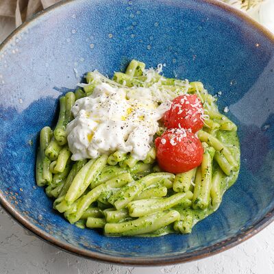 Казаречче с песто и страчателлой в Маймун по цене 790